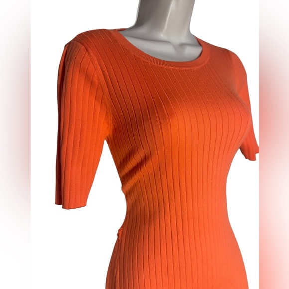 LOFT Ribbed Elbow Sleeve Maxi Dress Soft & Flattering Fit! Small petite - Picture 7 of 15